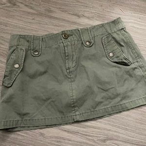 Urban Behavior Green Khaki Mini Skirt Size S